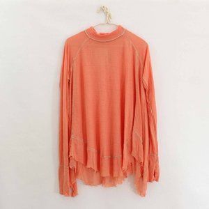 Free People Starlight Long Sleeve Tunic Tee